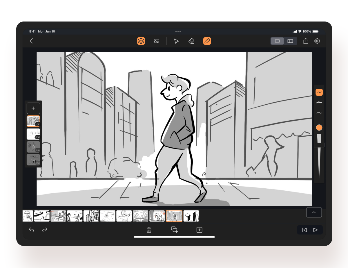 Screen of Scene Display